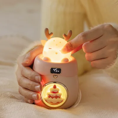 New Arrival 8000mAh Rechargeable Pocket Heater Cute Cartoon Design Winter Quick Heating Hands Warmer for Smart Home Product