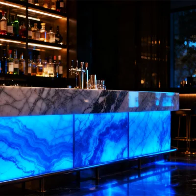 DC 24V 60W SMD5050 RGBWW 5-in-1 High Brightness IP54 Waterproof Smart LED Sheet 2160LM 50000 Hours Lifespan for Marble Lighting