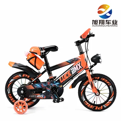 Wholesale Custom Kids Bike Carbon Steel Dual Suspension 12 14 16 18 20 Inch Auxiliary Wheels One Speed Comfort Bicycle