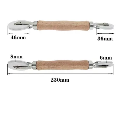 Hand Tools Screen Window Spline Roller Rubber Strip Hook Gauze Window Installation Supplier Screen Rolling Tool Pressure Wheels