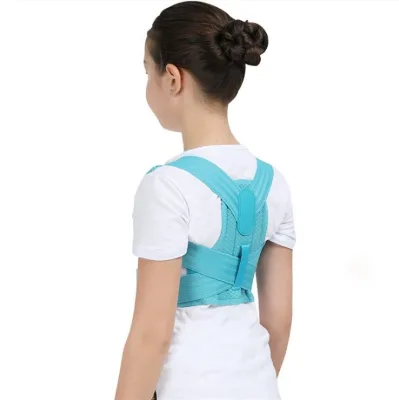 Portable One-Size Adjustable Children's Posture Corrector Orthosis Back Trainer and Shoulder Brace Comfortable Back Support