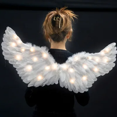 White Feather Fairy Swan Angel Wing Party Fancy Dress Halloween Costume New Children Adult Cosplay Costume