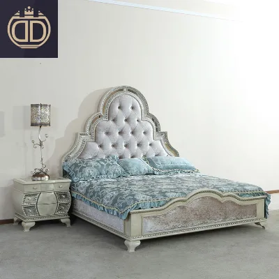 United Arab Emirates Bedroom Modern High Quality king Size Double Bed Furniture Room Set