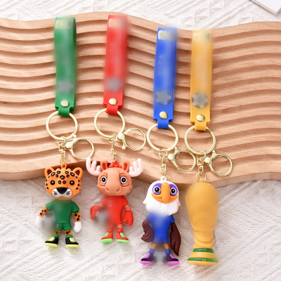 New Football Keychain Custom World Football Cup Charm Pendant Keychain Soccer National World Trophy Team Cup 3D Keychain Pendant