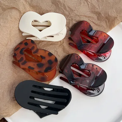 DOWELL Customized Korean Style High Quality Plastic Hairpins Frosted Ladies Hair Accessories for Girls Fashion Style for Daily