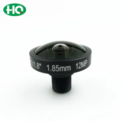 1/1.8" F2.0 12 Megapixel Focal Length 1.85mm FOV 185 Degree 4K M12 Fisheye IR Lens