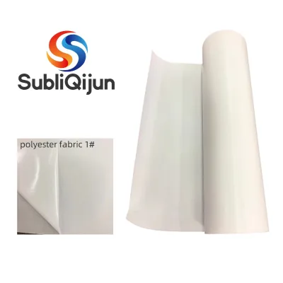 Sublimation Polyester Fabric with Glue Heat Transfer Vinyl for Patches Iron-on Clothing Accessories Club Ball Badges