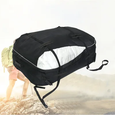 2025 Heavy Duty Multifunction Rooftop Luggage Storage Bag with Zipper Closure Portable Cargo Carrier for Car Roof
