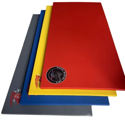 High Quality Judo Tatami Mat with Iif Certificate Red Color High Dendity Judo Mat Smooth Pattern Arts Judo Mat for Judo