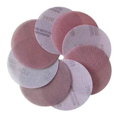 Wholesale 5 Inch for  Anti-Blocking Net Mesh Sanding Discs Dust-Free Abrasive From Factory with Low Price