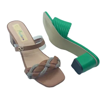 New Arrival Ladies High Heel slippers Multi-style Ladies slippers Leather Exquisite Ladies Sexy slippers