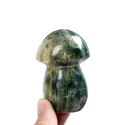 Hot Selling Desktop Ornaments Raw Gemstone Stone Carved Crafts Natural Marine Jasper Crystal Carved