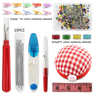 22-Piece Multi-Functional Cross-Border Sewing Supplies Set Quilting Patchwork Positioning Glass Needle Thread Remover Sewing