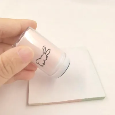 Custom Round Stamp Plastic Rubber Office Stamp for Teacher Self Inking Stamps for DIY Use