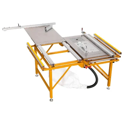 Simple Horizontal Folding Wood Panel Saw with Double-motor 220V Sliding Machine for MDF Board PVC