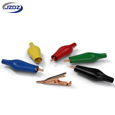 JZDZ Soldering Heat Sink Micro Clip Toothless Mini Alligator Clip 5A Capacity Smooth Microscopic Tip with Insulated CoverJ.60004
