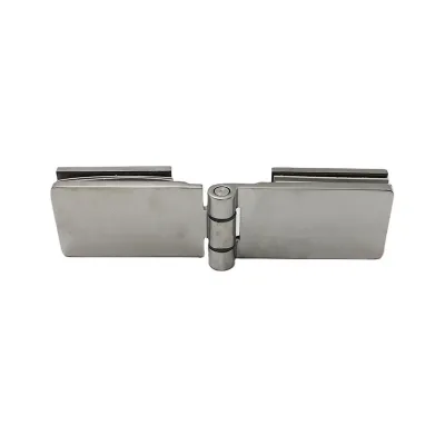 GUIDA 511037 Bathroom Stainless Steel 180 Degree Glass to Glass Shower Screen Door Hardware Glass Hinge