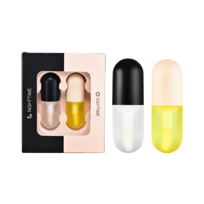 Organic Ginger Mint Lip Enhancement Oil Moisturizing Liquid Lip Gloss No Logo Capsule Lip Glaze Suit Custom