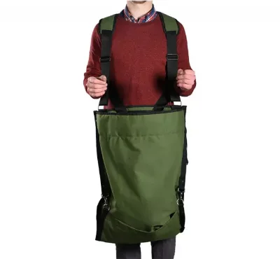 Custom Outdoor Durable Waterproof Heavy Duty Garden Fruit Vegetable Picking Apron Pouch Apple Harvest Bag