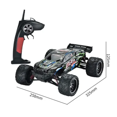 High Speed RC 42+km/h Hobby Radio Control Waterproof Metal Chassis with Motor Heat Sink and Anti-rollover Off Road 1:12 2.4Ghz