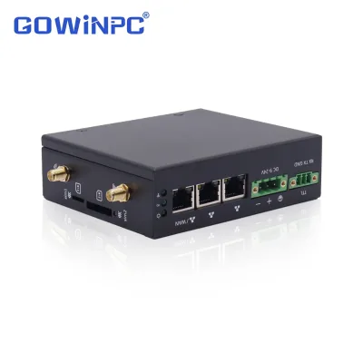 Rugged 4G Industrial Wireless Gateway 7dBi High-Gain Antenna VPN Multi-Carrier SIM for CCTV Surveillance Backhaul