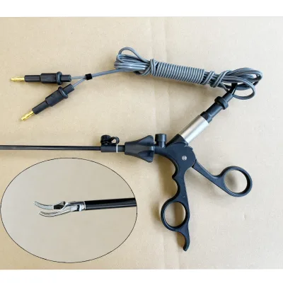 Laparoscopic Bipolar Forceps Veterinary Laser Laparoscopy Blade Cutting Bipolar with Cable