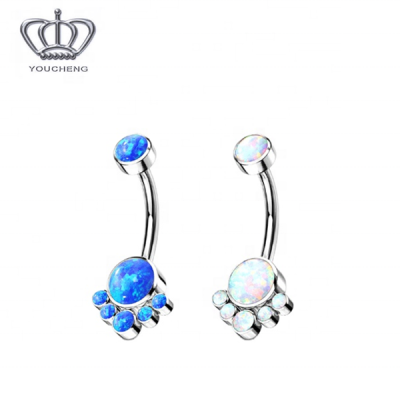 Implant Grade Titanium Internally Threaded Belly Button Rings Piercing