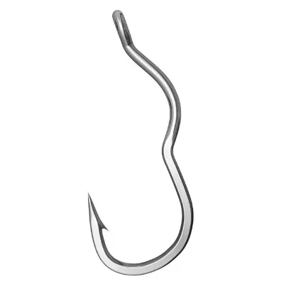 Size 5# 6# 7# 8# 9# 10# 11# 12# 13# 14# Wholesale 12pcs/bag Fishing Barb Hook with Hole Anti-Running Fishing Circled Hook