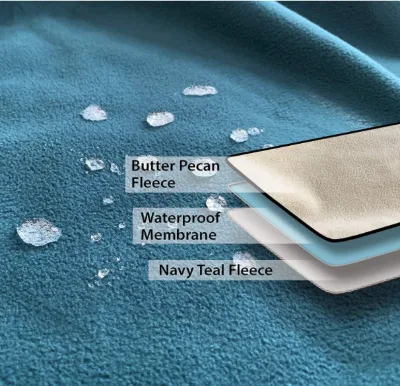 Hundedecke Polar Fleece Waterproof Pet Dog Blanket for Car Bed Picnic