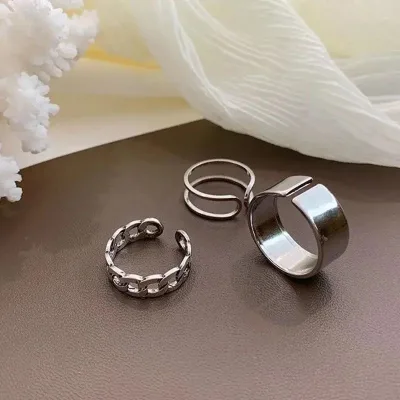 Adjustable Open Finger Joint Ring Women's Hip-hop Style Minimalist Niche Japanese Personalized Ring