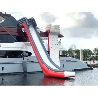 Wholesale Factory Price Yacht Inflatable Water Slide, Long Floating Yacht Slide for Sale