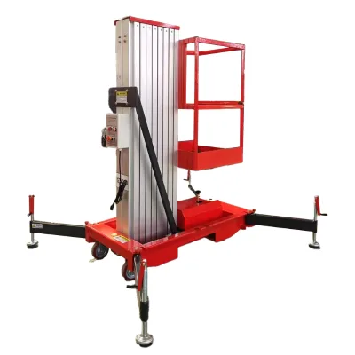 150kg Capacity Electric Mini Scissor Lift 20 ft 6m 7m 8m 9m 10m Height Heavy Duty Hydraulic Construction From China