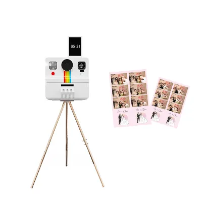 10.5-inch HD Touch Screen Adjustable Photo Booth for Rental  Photo Booth Portable Photo Booth