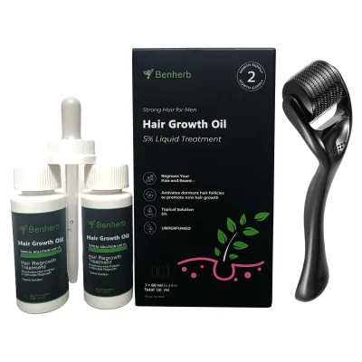 Hot Sell Effective Hair Treatment Anti Hair Loss Hair Growth Liquid 5% 60mL*2 Set Scalp Nourishing
