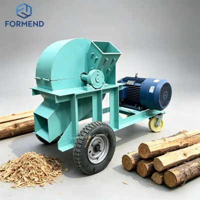 Movable Wood Crusher Machine Crusher Machine Wood Branches Crusher for Wood for Garden and Orchard Waste