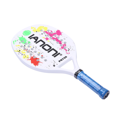 New Design in Wholesale With Full Carbon Fiber OEM Beach Tennis Racket
