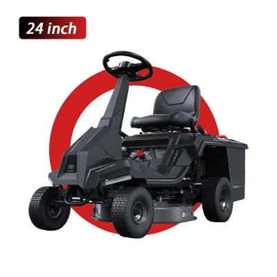 Riding 224cc Gasoline Engine 24 Inch Grass Cutter with Large Grass Bag for Garden Park Golf Course