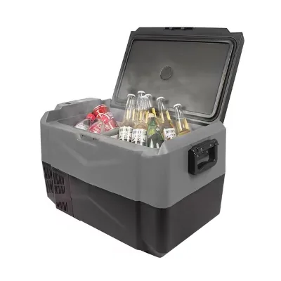 Factory ODM OEM Dual Zone Car Refrigerator 220V 45L Compressor Portable Freezer Mini Car Fridge for Camping