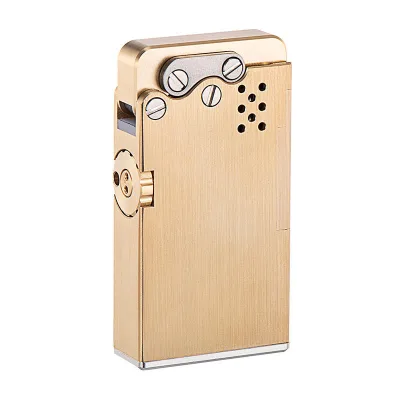 Vintage Brass Kerosene Lighter Classic Luxury Lighter Automatic Ignition