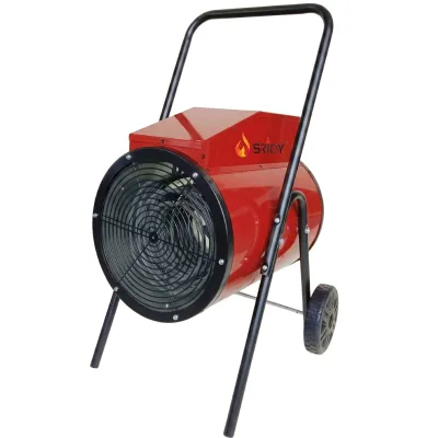 Portable 380V Electric Fan Heater-Stainless Steel Warm Air Blower for Poultry Farm Greenhouse & Home Use