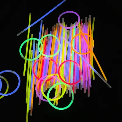 Wholesale PVC Glow Sticks Neon Party Fluorescence Light Glowing Bracelets Necklaces for Wedding Christmas Doll Accessories