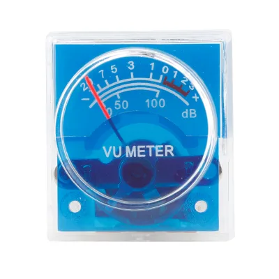 Transparent Case VU METER Analog Audio Level DB Meter Needle Panel Meter for Tube Amplifier Speaker DVD Player