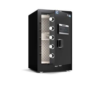 [New Upgraded Model] Golden Classic Pro HUPAI Brand Home Safe 80cm CSP Certified All-Steel Anti-Theft Fingerprint Password Safe