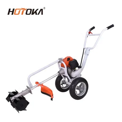 52cc Hand Push Brush Cutter Gasoline Grass Trimmer Agricultural Farming Machinery Grass Cutting Machine Only Engine