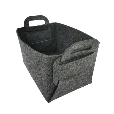 Felt Laundry Basket Custom Logo Felt Laundry Basket Cute Felt Laundry Basket
