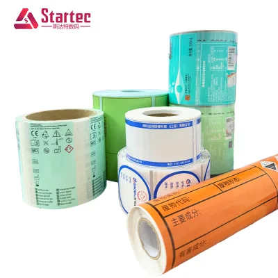 Roll Food Cans Industrial Custom Spice Bottle Oil Proof Vinyl Plastic Printing Packaging Other Label Wholesale Labels Sticker