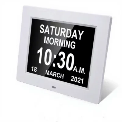 8" LED Digital Photo Frame with Touch Screen Calendar/Clock/Player 1280x800 Resolution Acrylic Frame HD Interface WiFi