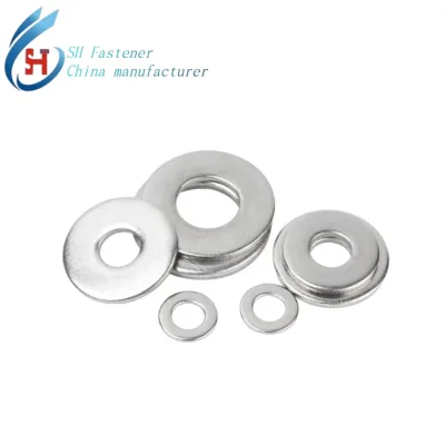 Carbon Steel Stainless Steel Flat Gasket Hardware Fasteners Enlarged Thickened Washers Shenghang Fasteners Model 045 0.1mm-20mm