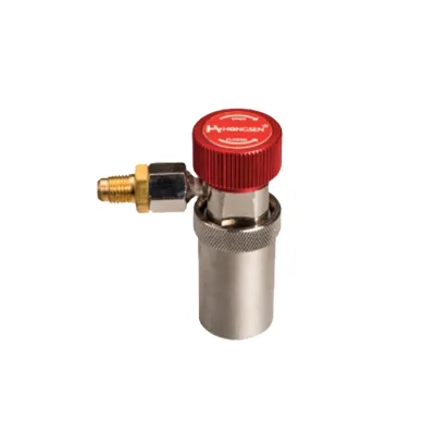 Hongsen Quick Connect Coupling Coupler 1/4SAE Refrigeration R134a Brass Quick Coupler for Car