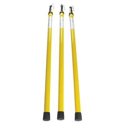 Wholesale Price Triangle FRP Telescopic Hot Stick Anti-Spin Triangular Insulated Operating Rod Bulk Order Fast Production